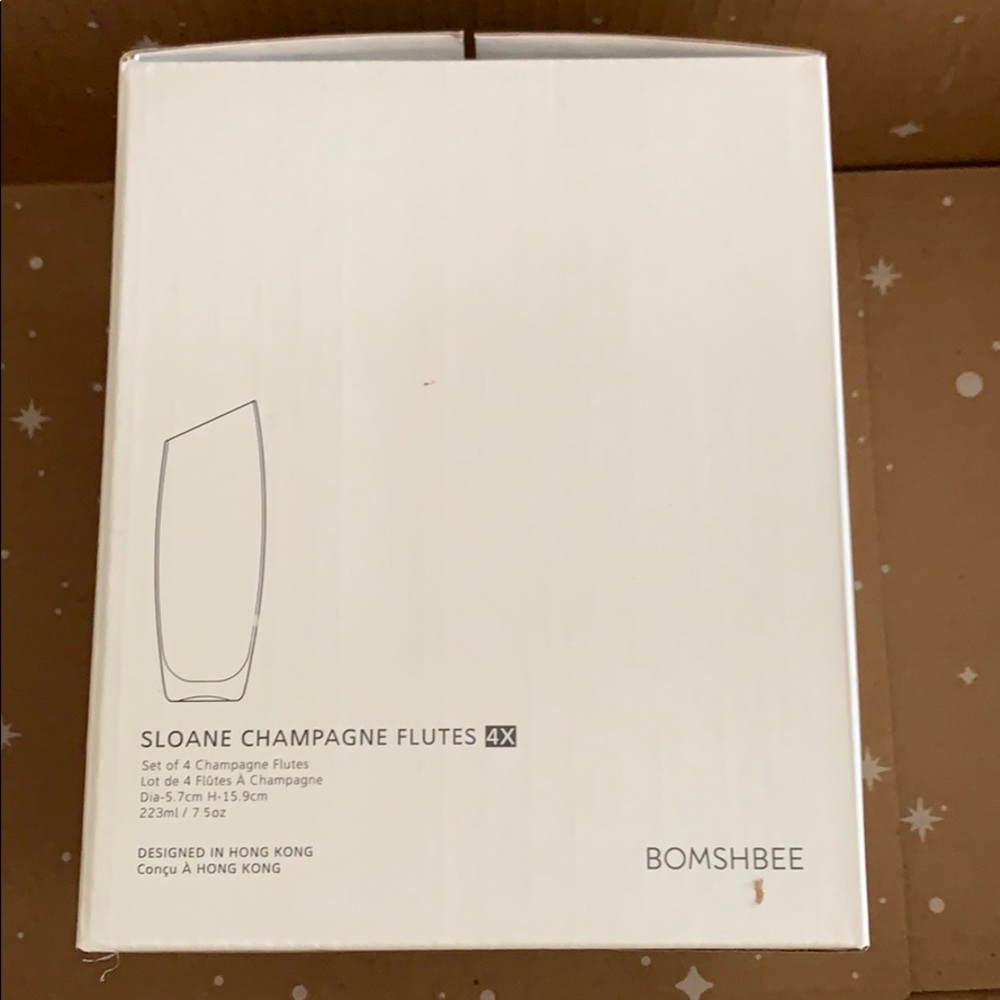 Sloane Champagne Flutes, set of 4